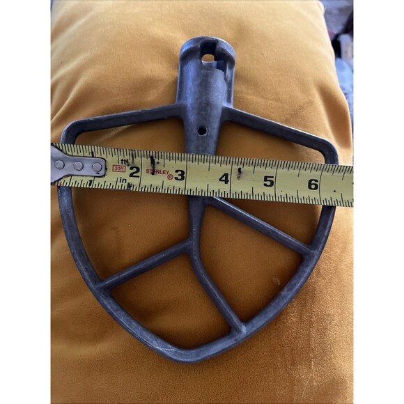 KitchenAid Mixer Attachment Professional 600 Flat Beater Paddle 6 Qt & Whisk - Picture 3 of 8